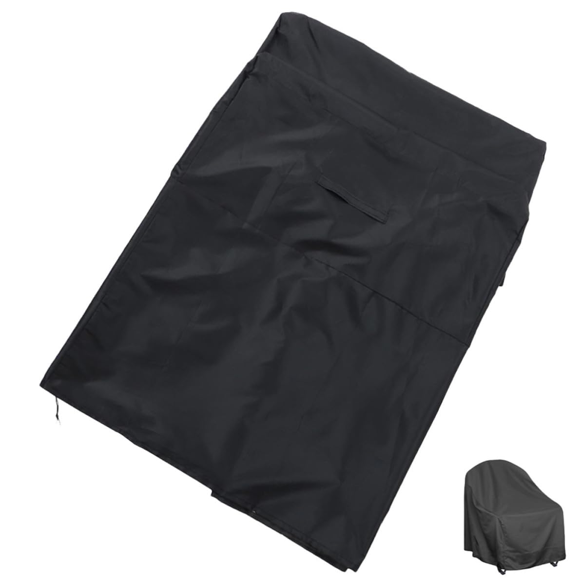 Funda para silla de jardín y muebles de patio en poliéster negro exterior