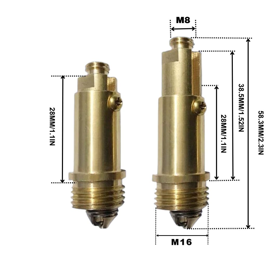 2Pcs Brass Sink Clicker Drain Stopper Bolt - Bathroom Basin Pop Up Plug Replacement, Corrosion Resistant - View #12
