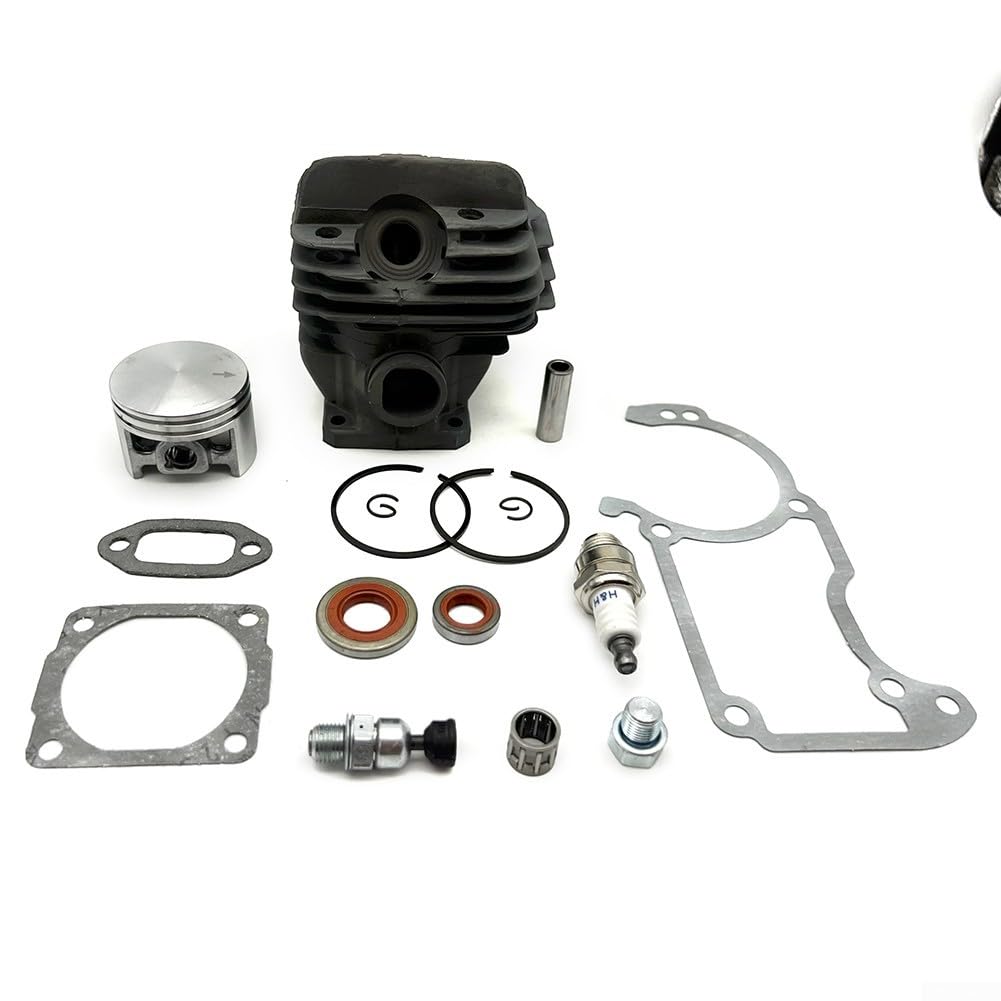 Kit de pistón cilíndrico 44,7 mm 026 MS260 para motosierra nikasil revestida pieza de repuesto 1121 020 1217 kit de reparación de motosierra