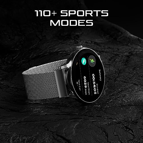 Image of Fire-Boltt Ace Luxury Phoenix AMOLED Stainless Steel Smart Watch 36.32mm (1.43 inch), 700 NITS Brightness, Stainless Steel Rotating Crown, Multipe Sports Modes & 360 Health (Silver)
