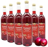 GESUND UND VIELSEITIG: Der Cranberrysaft, welcher frei von zugesetztem Zucker ist, ist harmonisch und rein im Geschmack. Er ist eine beliebte Basis für Fruchtdesserts, Quark, Joghurt oder Müslis. Außerdem ist der Saft optimal für eine vegane Ernährung geeignet.