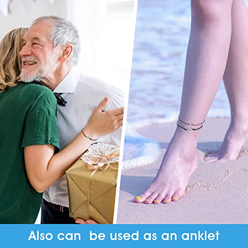 Yolev 8 stuks bijpassende Yin Yang verstelbare koord armband zwart en wit armband zon maan armband voor vriendschap relatie vriend vriendin, touw - Image 7