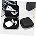 SEWACC 2pcs Multi-Purpose Storage Bag Compact Electronic Organizer for Men and Women Soft Lining and Zipper for Safe Carrying