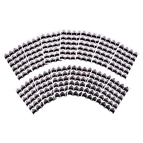 iGadgitz Home U7012 - Fotoecken Selbstklebend in verschiedenen Farben - Schwarz, Weiß, Gold oder Silber - Fotoecken zum Aufhängen, Fotoecken Aufkleber - Silber - 312 Stücke