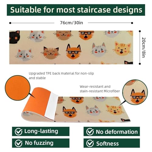 Tapis d'escalier antidérapants pour le confort des chiens et chats - 3