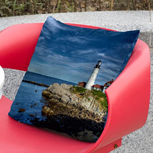 Coussin lombaire océan : lot de 2 housses douces esprit de ferme - 3