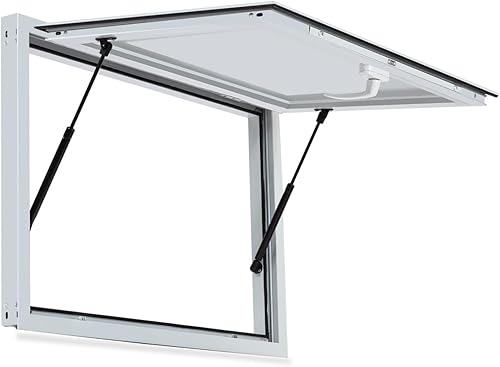 Ventana de concesión con toldo de 53 pulgadas de ancho x 33 pulgadas de alto, ventanilla de servicio de camiones de alimentos para tu camión de