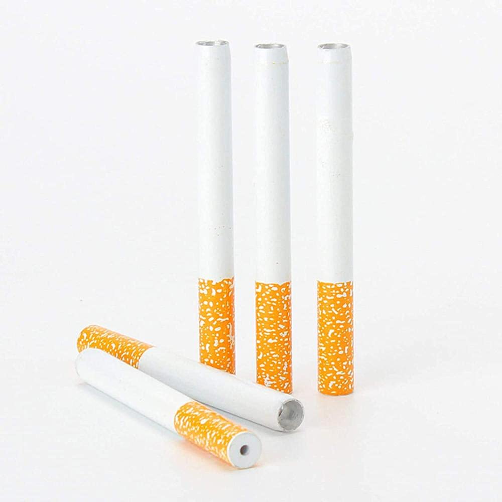 CCHAYE 10 pieces alloy cigarette holder cigarette shape design metal hitter cigarette  shape-oriented tobacco accessories 55 mm improve : Amazon.de: Garden