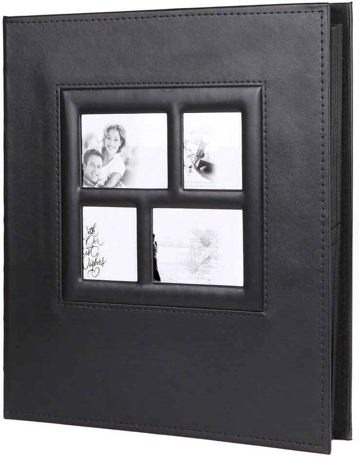 Baby Photo Album for 600 Photos, Leather Cover for 4 X 6-Inch Photos, Ideal for Baby Boys, Girls, Weddings, and Anniversaries