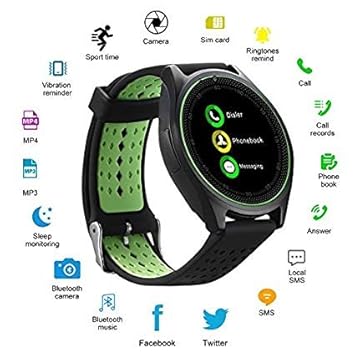 V9 smartwatch app Clearance