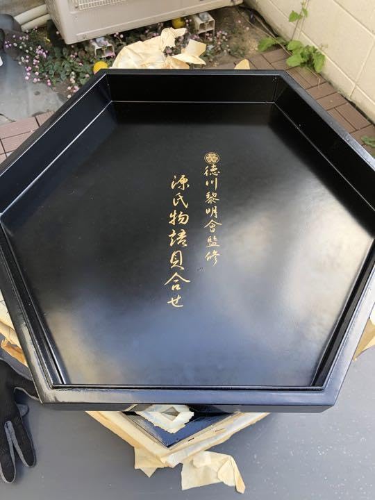 骨董　フランクリン画廊　源氏物語貝合わせ フランクリン画廊 徳川黎明会監修 源氏物語貝合せ 54点 - メルカリ