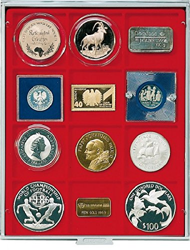 Box Monnaies LINDNER 12 alvéoles : évitez les rayures sur vos capsules 66mm