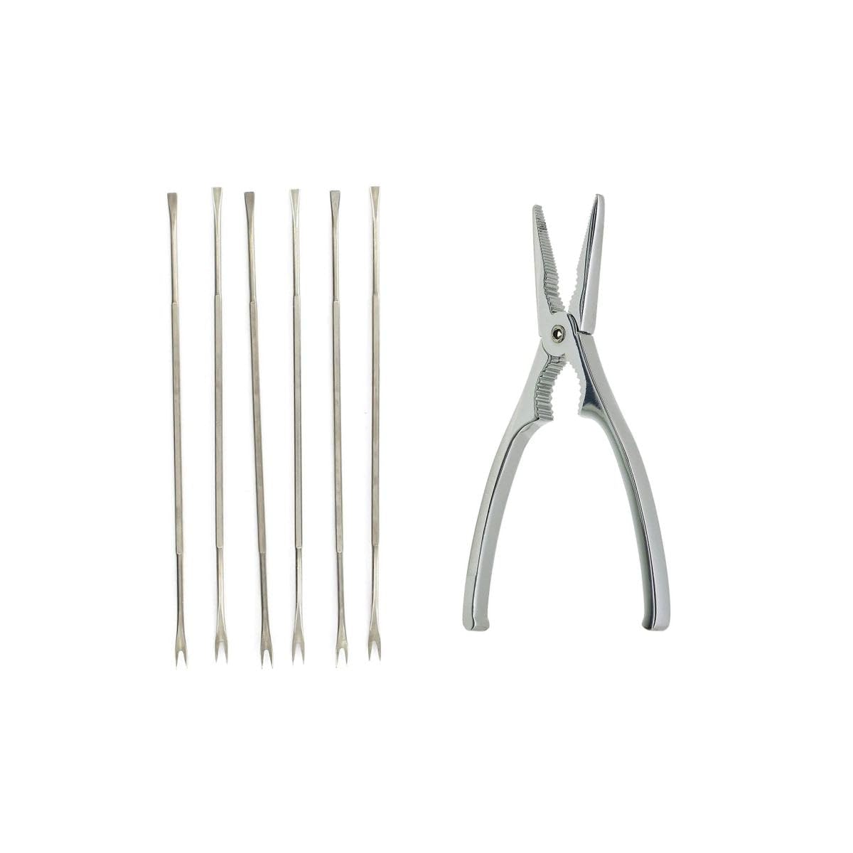 Fackelmann 9939550 2-Piece Utensil Set, Stainless Steel, Zinc