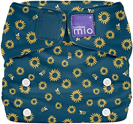 Bambino Mio, Miosolo All-in-One Reusable Nappy, Eco Chemical Free Nappy (Sail Away, One Size)