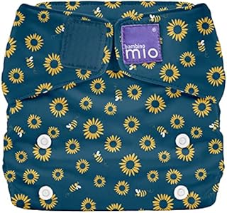 Bambino Mio, Miosolo All-in-One Reusable Nappy, Eco Chemical Free Nappy (Sail Away, One Size)