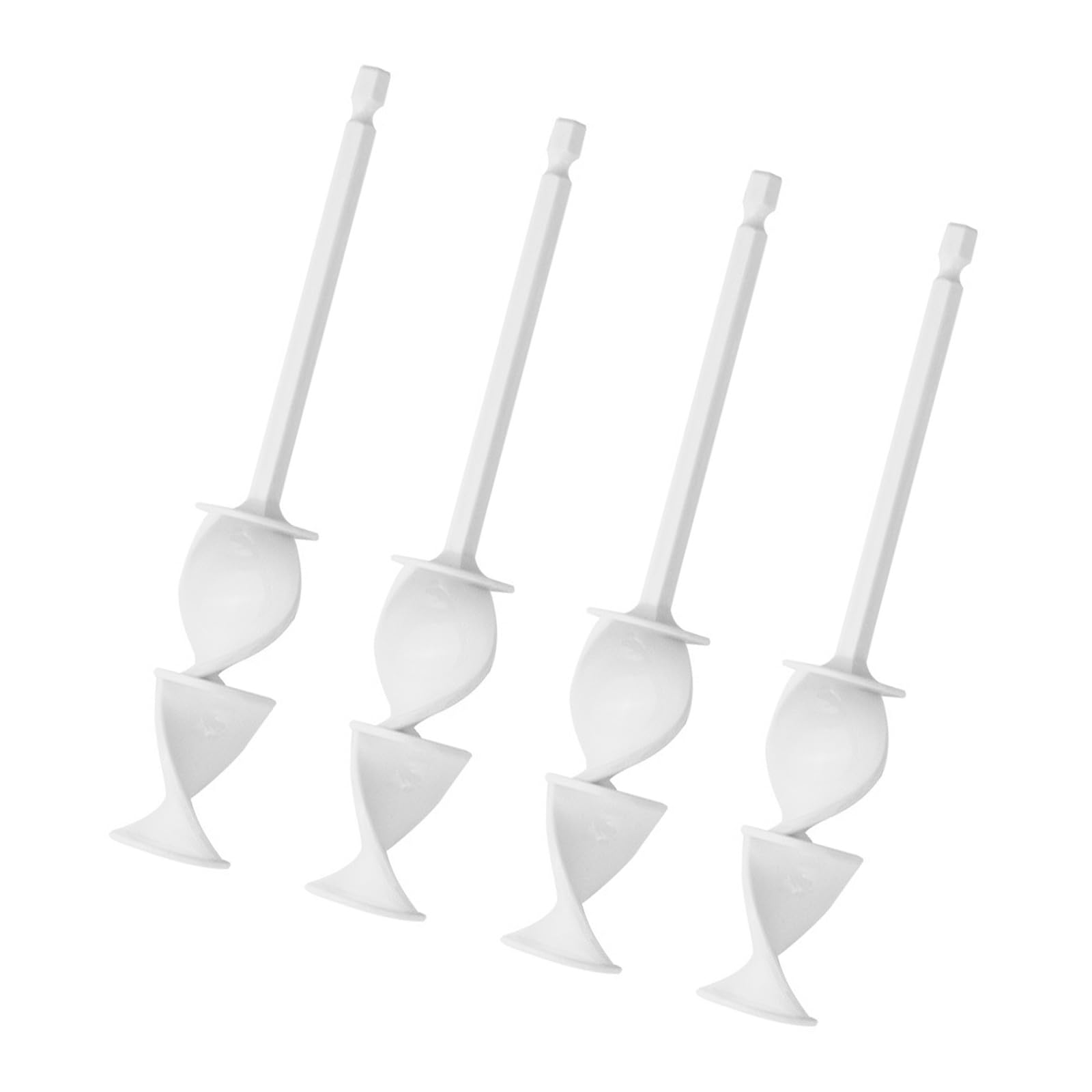 Epoxy Resins Mixers Helixs Paint Mixers Drill Attachment Resins Mixers 4Pcs Consistent Even Flowing Stirrer Paddle Drill Paint