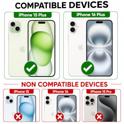 Image of Tempered glass for iphone 15 plus /iphone 16 plus (6.7 Inch) | Screen Protector Full HD, Anti-Scratch, Edge-to-Edge Coverage, Easy Installation of iphone 15 plus tempered glass | Pack Of 1