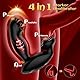 Analvibratoren für Mann Prostata Stimulation Männer mit 10 Rotations 10 Vibrationsmodi Analplug für männer Sex Spielzeug für die Männer Anal Vibratorensets für Männer 360° Rotierender Anal dildo