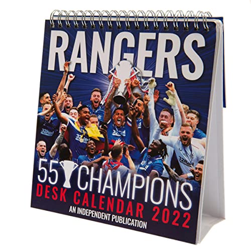 Official Glasgow Rangers 2022 Desk Calendar - Month To View Desk Calendar (The Official Glasgow Rangers Desk Calendar: Month To View Desk Calendar)