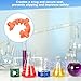 M METERXITY 5-Pack Lab Joint Clip, for 40/35 Glass Standard Ground Glass Joint Plastic Lab Glassware Clamps for Laboratories/Home DIY/Industrial Repairs Conical Interface Clip