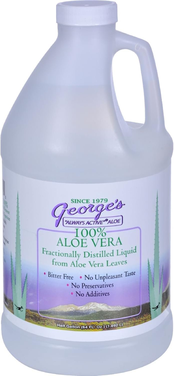 George's Aloe Vera Liquid Supplement, 128 oz