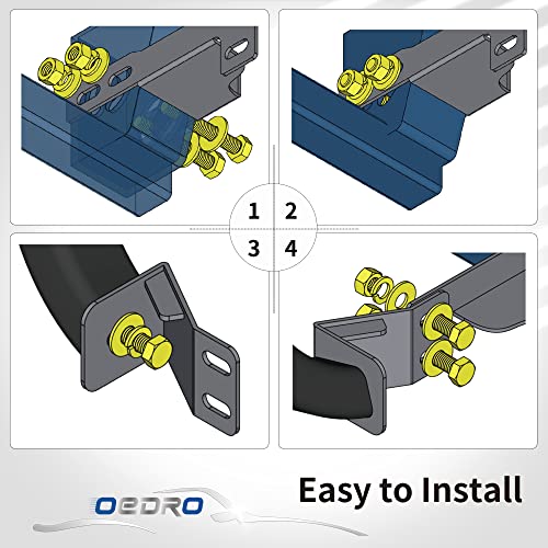 Oedro Paintable Bull Bar Fits 2015-2022 Chevy Colorado/Gmc Canyon, Truck Brush Guard, Front Bumper Push Bar W/Grille Skid Plate Light Mount #TOP3
