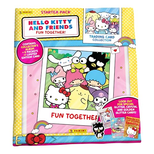 Colección de cartas coleccionables premium de Hello Kitty & Friends, paquete de iniciación