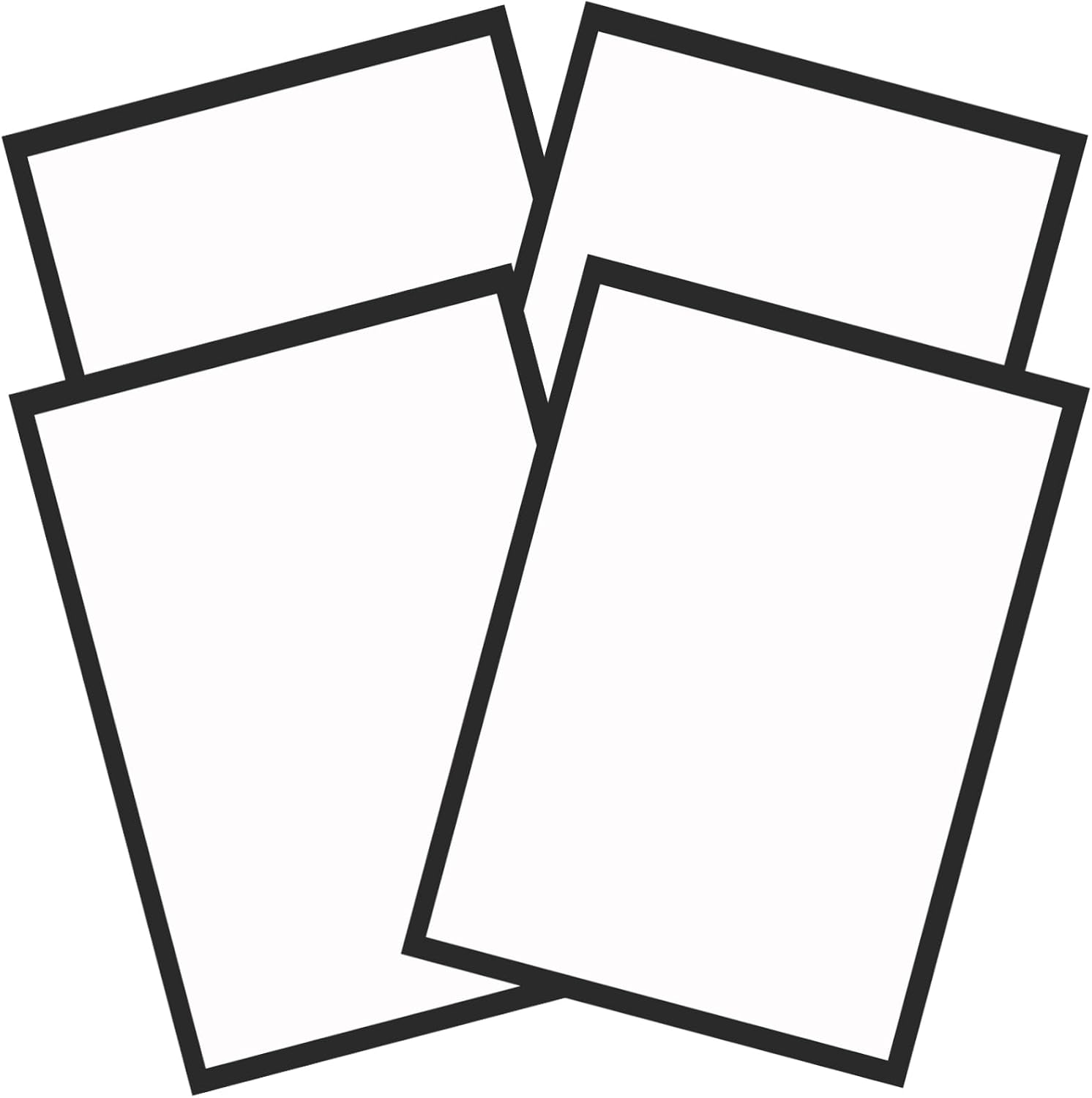 4pcs Magnet Picture Frame Adhesive Photo Frames for Home Office Wall Decor Art Picture