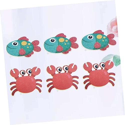 Decoración baño antideslizante y pegatinas vida marina para bañeras infantiles 6