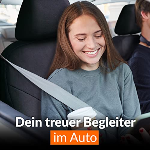 Upgrade4cars Auto-Sitzbezüge Vordersitze Schwarz | Auto-Sitzschoner Set Universal für Fahrersitz & Beifahrer | Auto-Zubehör Innenraum