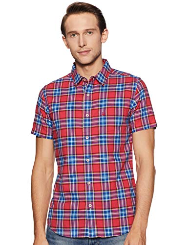 Image of United Colors of Benetton Men's Checkered Slim Fit Shirt