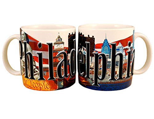 Mug de café Americaware Philadelphia 18oz blanco miniatura 2