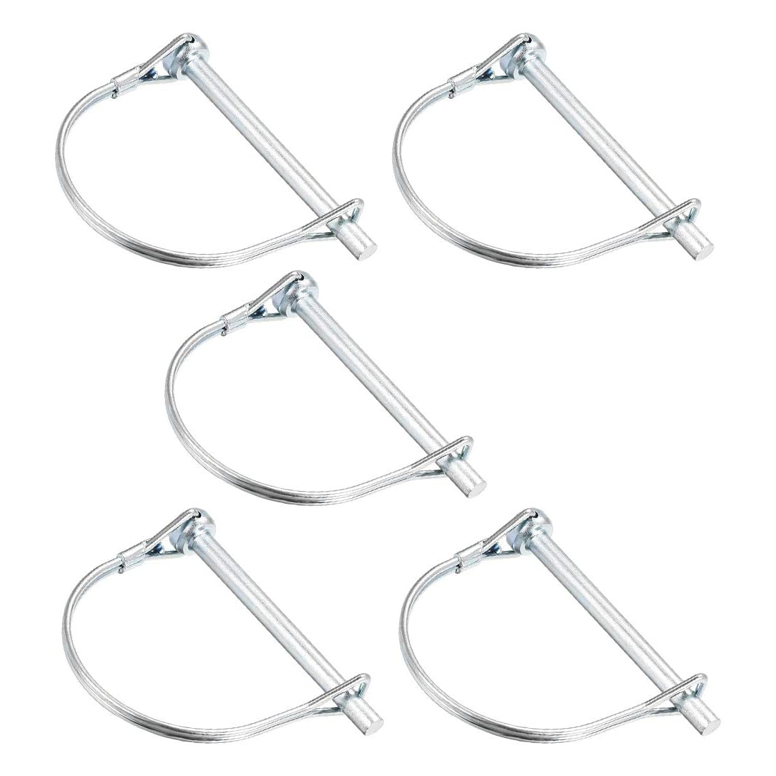TA-VIGOR 6 x 70mm Trailer Coupler Pin 1/4" Round Pto Pins 5pc