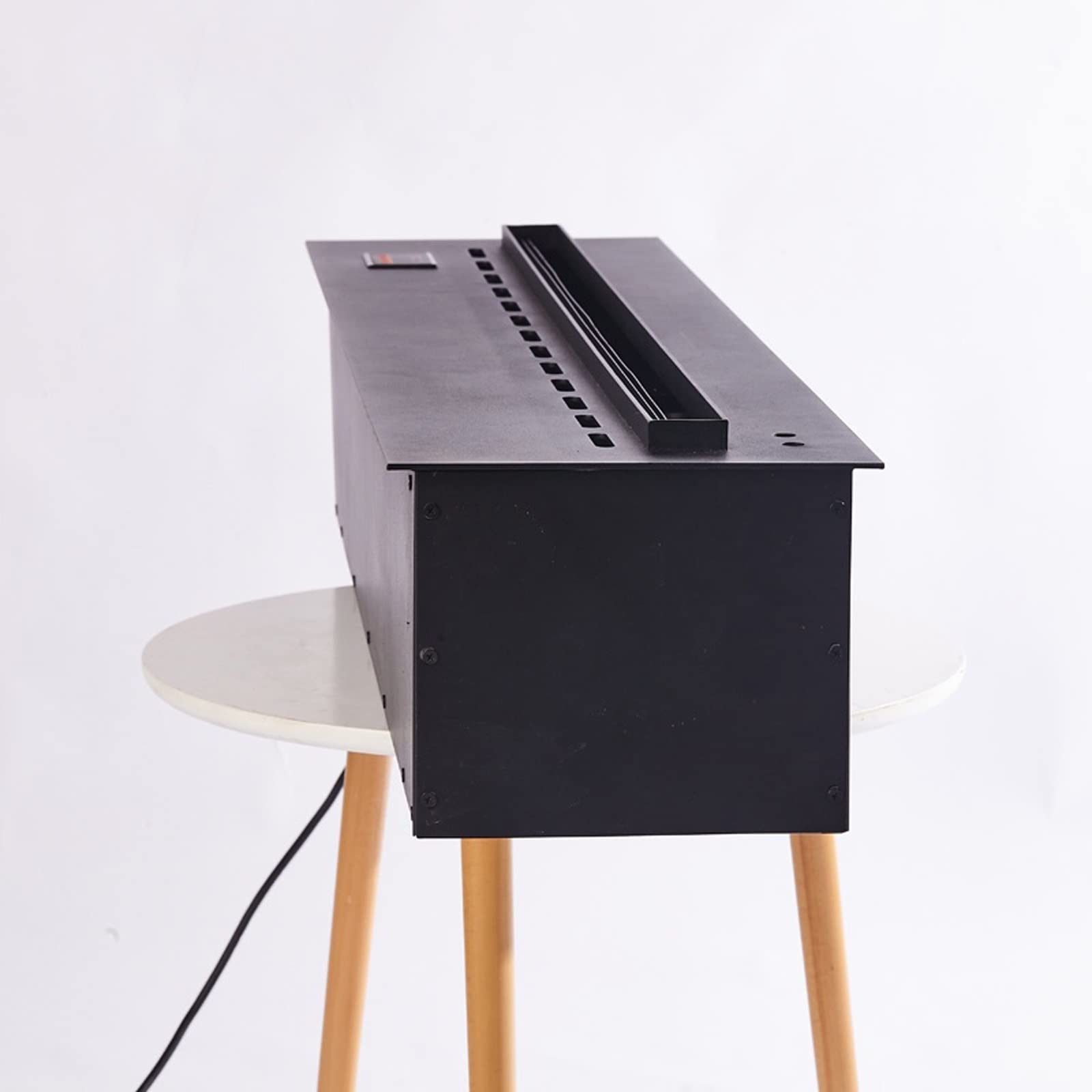 Camino Camino Elettrico da 47/59 Pollici incassati e montati a Parete con Il Controllo del Touch Pannello remoto Design di Fiamma realistica Camino Interno(120cm)
