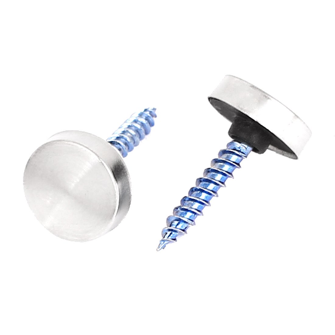 Aexit 14mm Dia Quality Parts Cap Glass Tea Table Decorative Stainless Steel Mirror Nails 8Pcs Model:76as398qo381