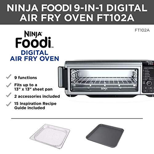 Ninja-Foodi-9-in-1-Digital-Oven-Air-Fry-Air-Roast-Broil-Bake-Bagel-Toast-Dehydrate-Keep-Warm-and-Reheat-Stainless-Steel Ninja Foodi 9 in 1 Digital Oven Air Fry Air Roast Broil Bake Bagel Toast Dehydrate Keep Warm and Reheat Stainless Steel