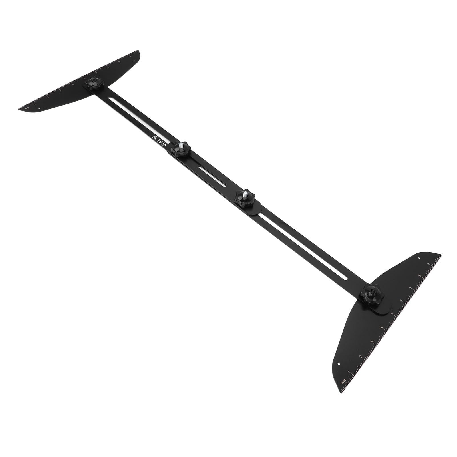 Stair Tread Gauge, Stair Template Tool and Measuring Jig for Riser Shelf Drywall Wall Partitions and Floor Angles Adjustable Sliding, Treads