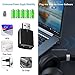 ISOBEL USB Bluetooth Audio Transmitter Receiver, 3 in 1 HiFi Wireless Audio Adapter, Bluetooth 5.0 EDR Adapter with 3.5mm AUX for Car TV Headphones PC Home Stereo, USB Power Supply, Plug and Play