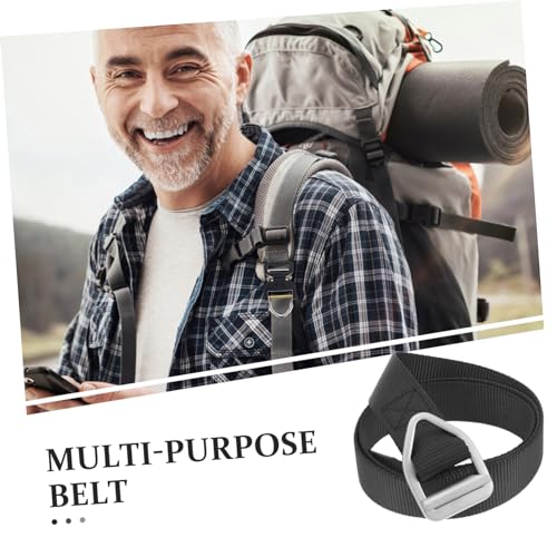 Outdoor Multifunctional Canvas Belt for Men Heavy Duty Work Belt for Hiking Camping and Everyday Use and Versatile Design for Outdoor Enthusiasts3