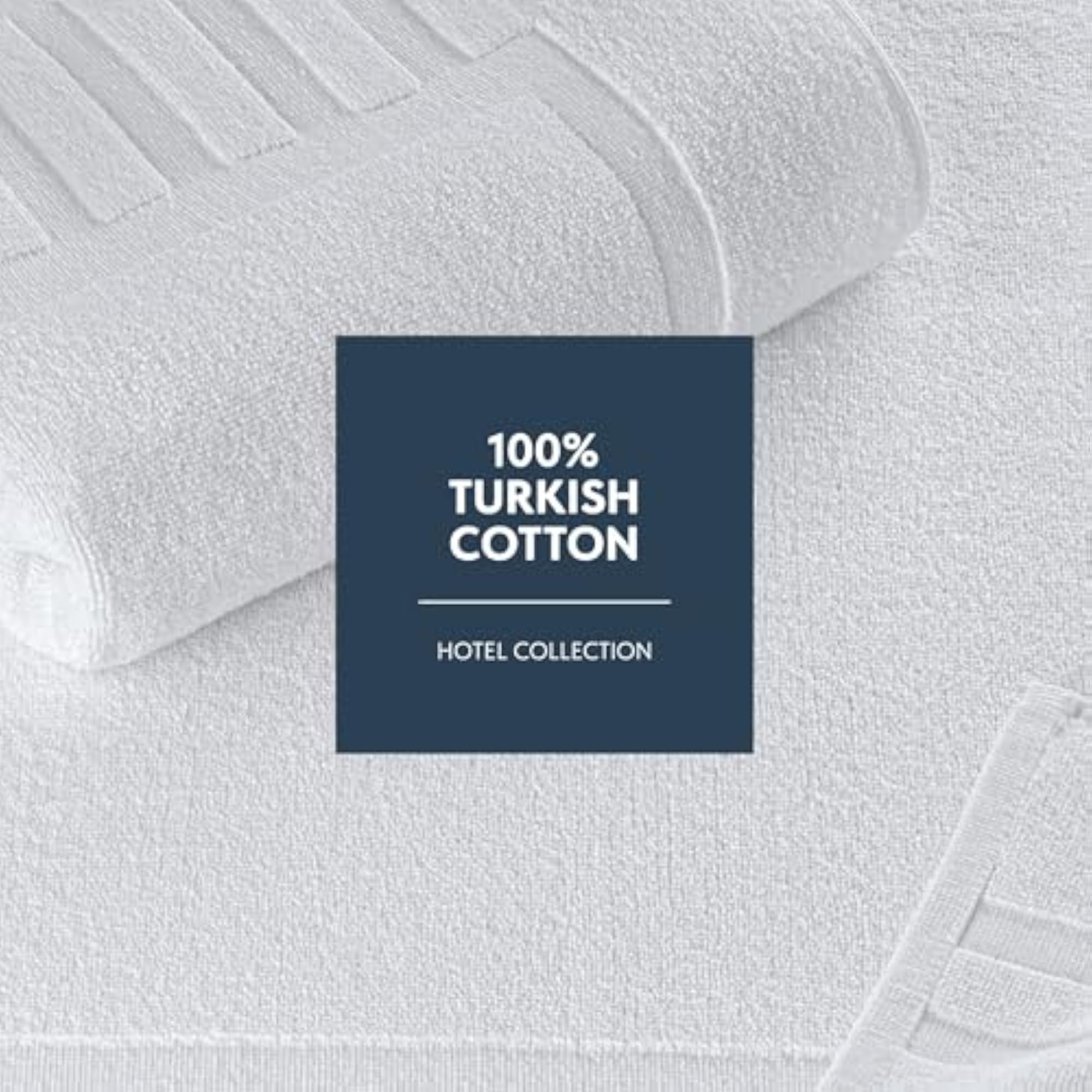 Luxury Bath Mat Floor Towel Set, Absorbent Cotton
