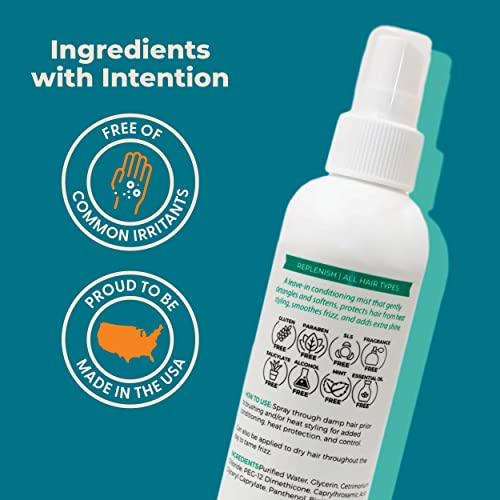 Cleure Hypoallergenic Fragrance Free Leave-In Conditioner & Detangler Spray For Sensitive Skin & Hair (8 Fl Oz, Pack Of 1) #TOP3