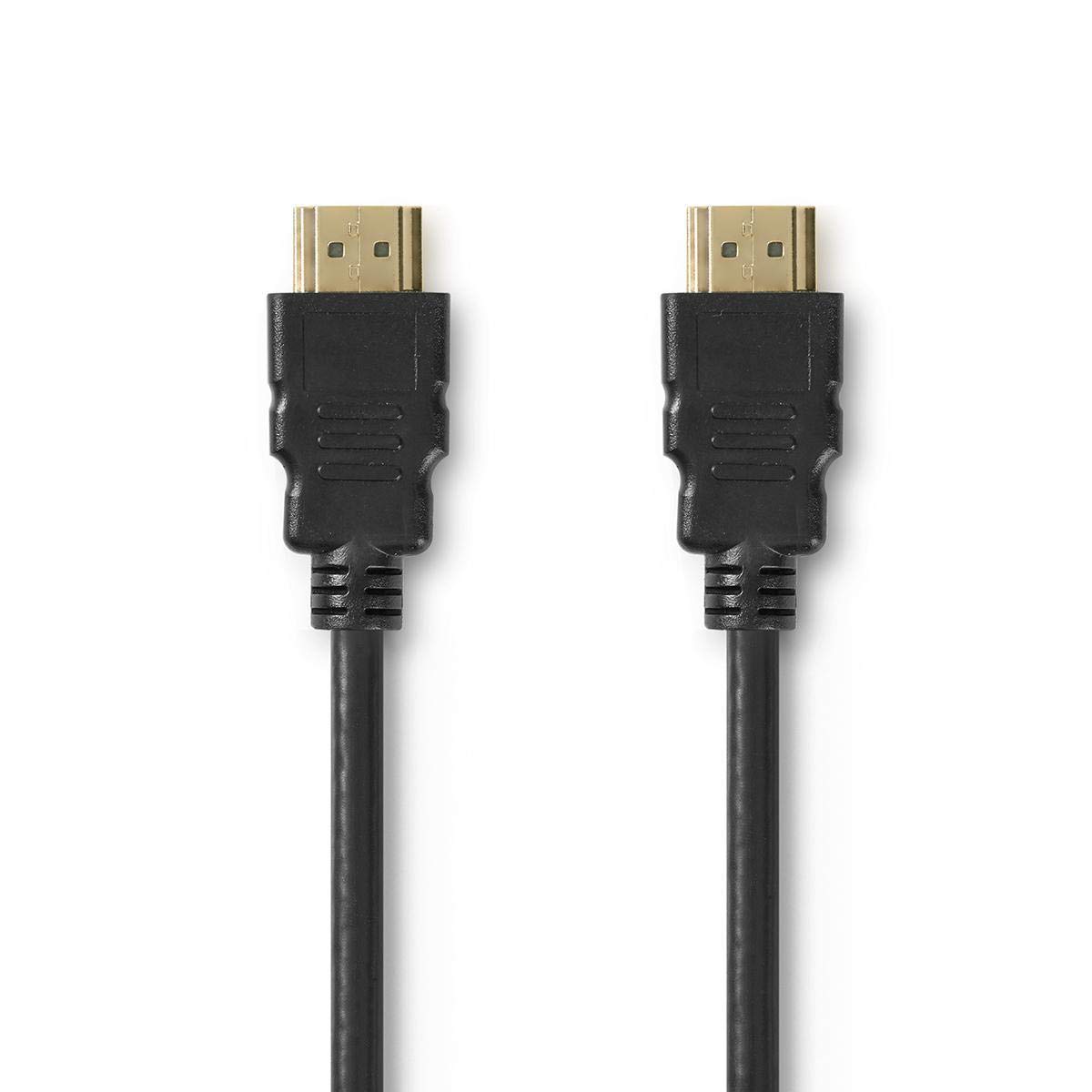 NEDIS - High Speed HDMI ™ Cable with Ethernet - 18 Gbps - 5 m - Round - PVC - Black - Image 2