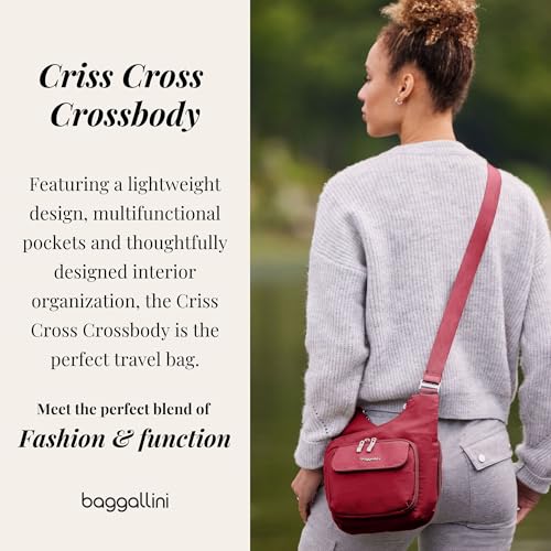 Image of Baggallini Women Criss Cross Crossbody Bag