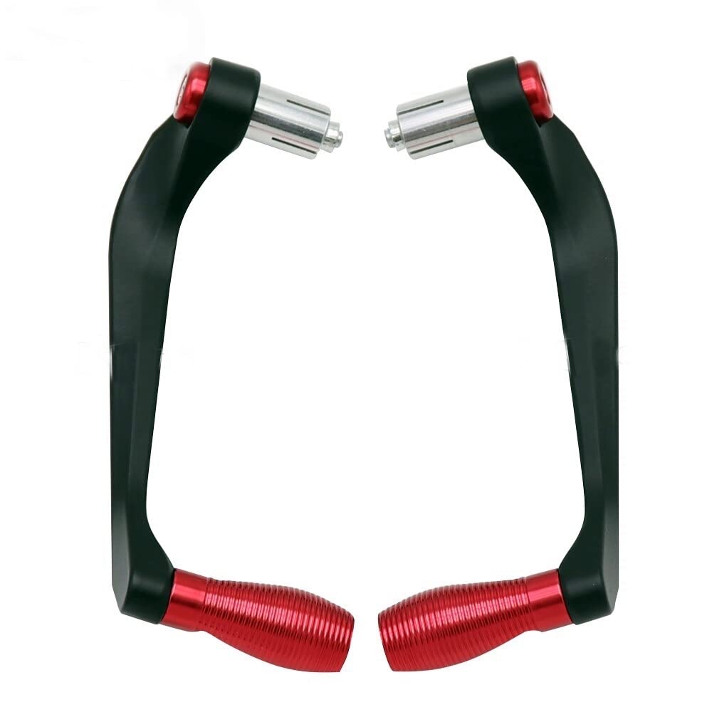 MIKANIX Universal Motorcycle Handlebar CNC Clutch Lever Protector Guard Brake (Red)