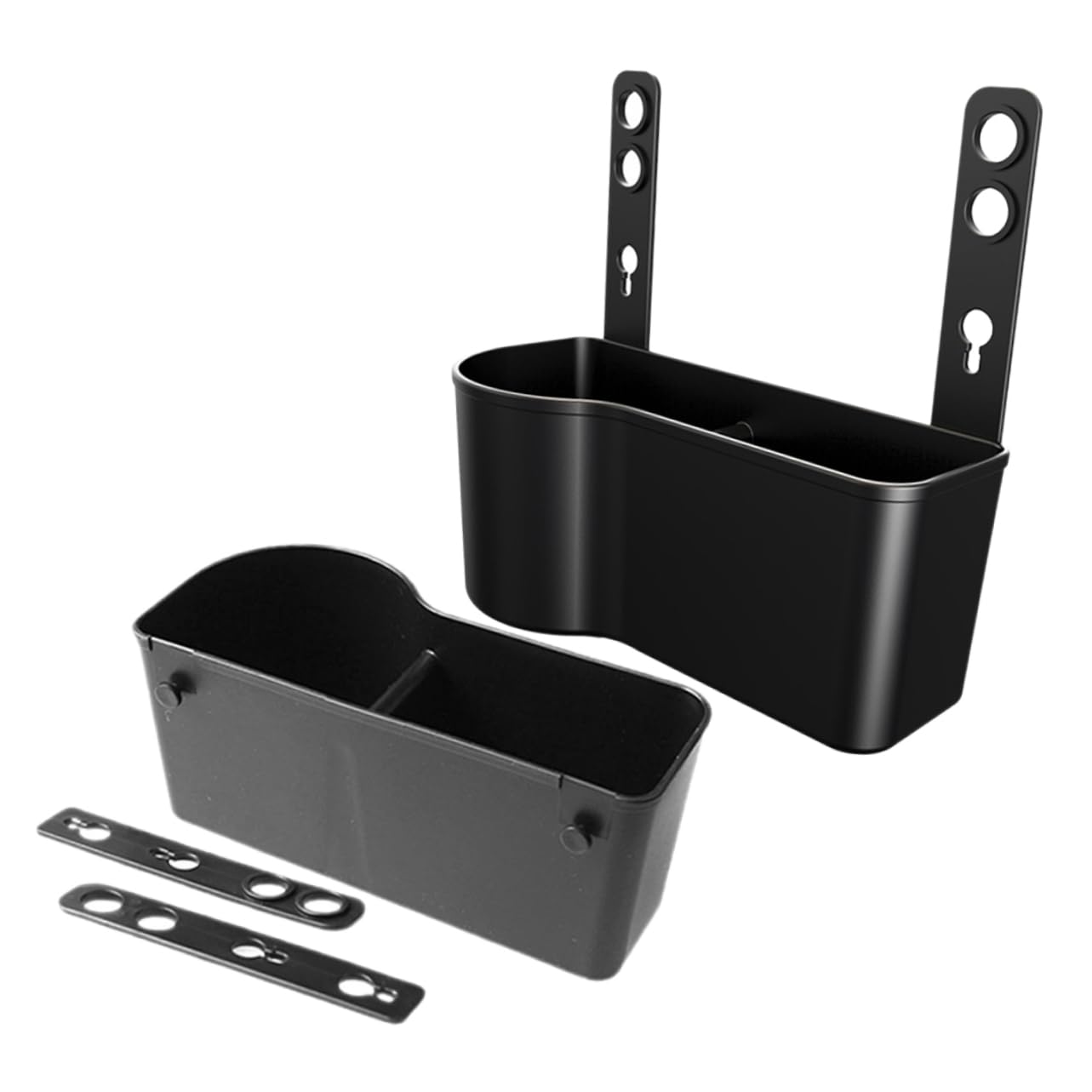 FUNOMOCYA Djustable Cup Holders for Car Backseat 2pcs Universal Drink Holders Snack Box Headrest Mount Save Space Stylish