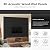 SMARTSTANDARD 6 Pack Acoustic Wood Wall Panels, 94"x 7.9" Each Soundproof Wood Panel, 3D Fluted Wood Slat Paneling for Wall and Ceilings, Black Oak