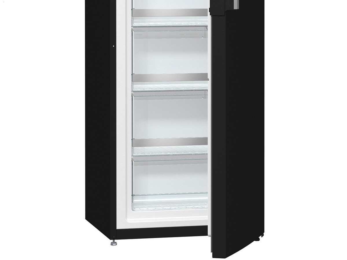 Gorenje FN 6192 PB Gefrierschrank / Energieklasse A++ / Höhe 185 cm / Gefrierteil 243 L / NoFrost / SuperFrost-Funktion / 6 herausziehbare Gefriergut-Schubfächer / LED TouchControl Display in der Tür