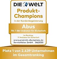 ABUS KeyGarage 727 Mini - Schlüsselbox zur Wandmontage - für bis zu 8 Schlüssel oder kleine Wertgegenstände - Schwarz-Silber – Ansicht 9