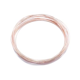 Solid Bare Copper Wire Round, Bright, Dead Soft, 1 Ounce 22 Gauge, 32 Feet Choose 10 to 30 ga.
