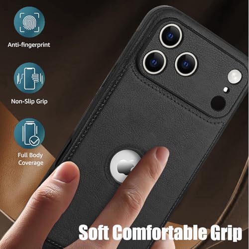 Protection intégrale iPhone 17 Pro coque en cuir robuste et fine - 5